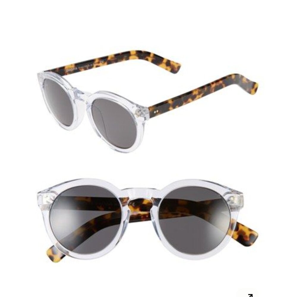 Illesteva Clear and Tortoise "Leonard" Sunglasses - UNISEX
